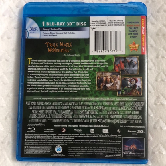 Alice In Wonderland Blu-ray 3D - Picture 3 of 13